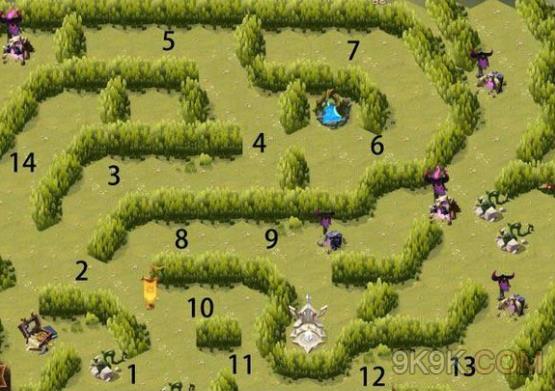 剑与远征丛林秘境路线攻略