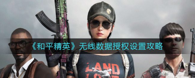 和平精英无线数据授权怎么设置
