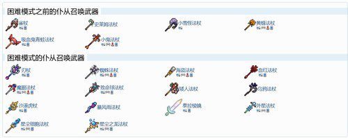 泰拉瑞亚召唤法杖排行