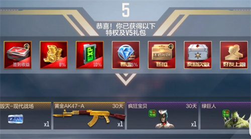 穿越火线手游vip有什么用 v1到v10特权一览