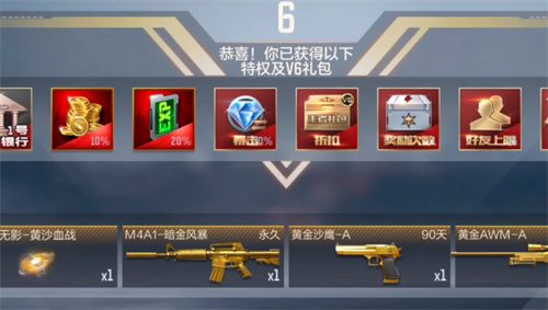 穿越火线手游vip有什么用 v1到v10特权一览