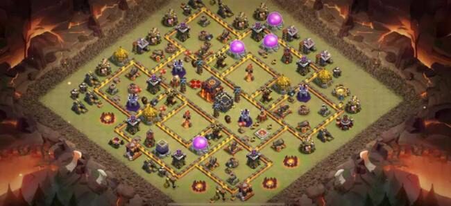 部落冲突10本公认zui强布阵攻略 10本zui强(无解)神阵可复制链接大全