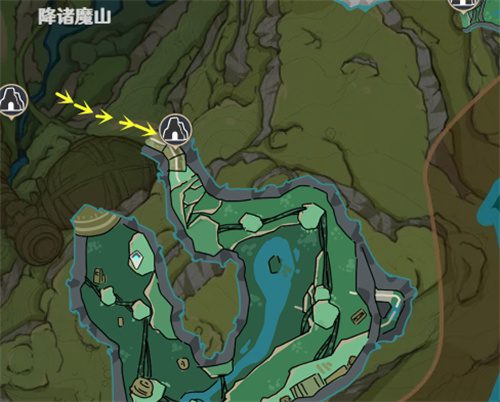 原神降诸魔山山洞怎么进去 地下入口位置介绍