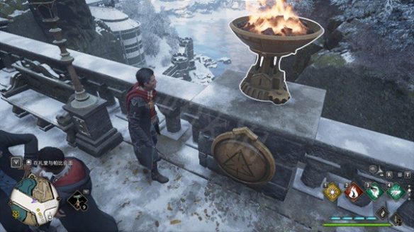 霍格沃茨之遗学院大桥火盆解谜图文详解-霍格沃茨之遗学院大桥火盆宝箱攻略