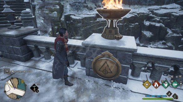 霍格沃茨之遗学院大桥火盆解谜图文详解-霍格沃茨之遗学院大桥火盆宝箱攻略