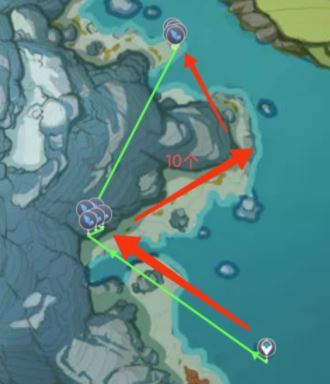 原神星银矿石采集路线图 原神(50份)星银矿石zui快采集路线图