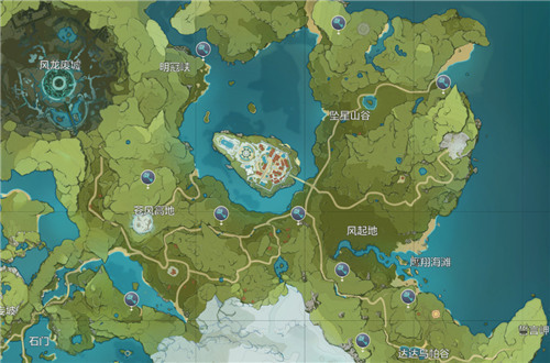 原神蒙德地灵龛15个分布图 蒙德地灵龛15个分布图(2023年)高清位置