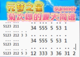 元梦之星反方向的钟琴谱完整一览(图片)