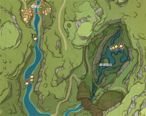 原神月莲位置图 月莲采集路线一览