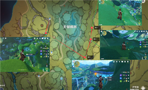 原神劫波莲位置分布图 zui佳采集路线地点缩略图