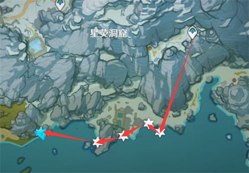 原神星螺采集路线图 星螺位置图解