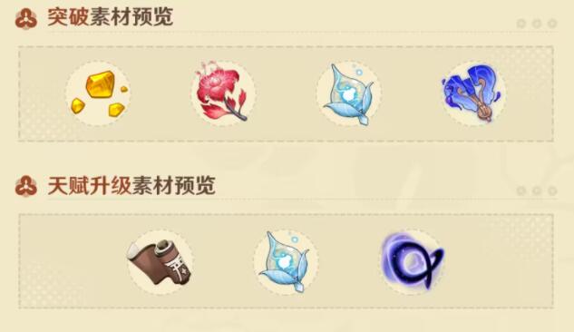 原神千织突破材料有哪些