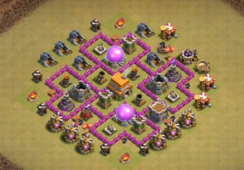 部落冲突6本阵型图zui新