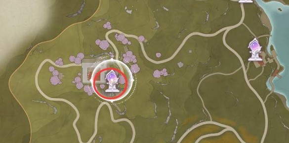 无限暖暖敲下纪念之章花树高地盖章点具体位置缩略图