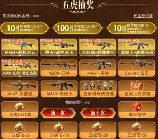 穿越火线五虎将抽奖2026入口 CF五虎将抽奖网址链接缩略图