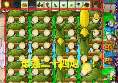 植物大战僵尸无尽模式zui佳阵容摆法图